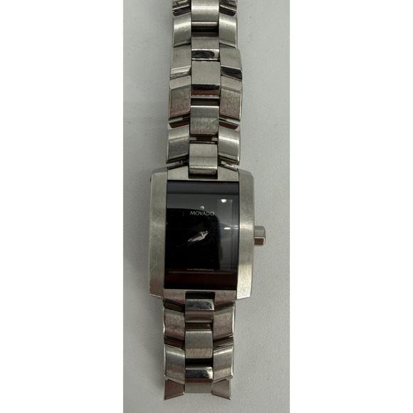 Movado Eliro 84-C1-415A Stainless Steel Ladies Quartz Watch Fits 6\